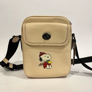Coach X Peanuts Heritage Crossbody with Snoopy